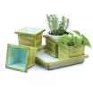 5pc tin herb pot vintage green by42 1vgn wholesale metal containers pails