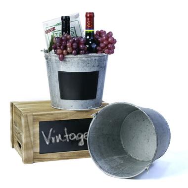 85  metal pail vintage chalkboard by09 1vinch wholesale containers pails
