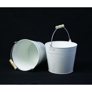 85  metal pail white wood distressed zby09 1wwd wholesale