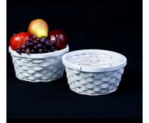 8  bamboo bowl white bo738 1w handles bowls trays