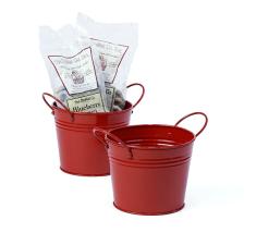5  tin pot red by03 1r wholesale metal containers pails pots