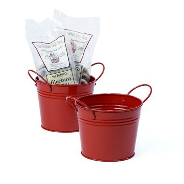 5  tin pot red by03 1r wholesale metal containers pails pots