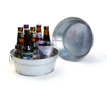10  galvanized tub round by25 1 wholesale metal containers tubs 9