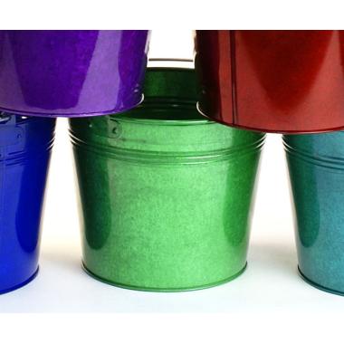 85  metal pail translucent green by09 1tgr wholesale containers pails pots