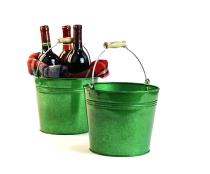85  metal pail translucent green by09 1tgr wholesale containers pails pots