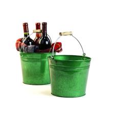 85  metal pail translucent green by09 1tgr wholesale containers pails pots