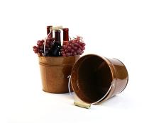 85  metal pail translucent copper by09 1tcop wholesale containers pails pots