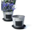tin pot saucer vintage finish chalkboard by204 1vinch wholesale metal