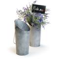 metal wall pocket pail vintage finish by57 1vin wholesale containers french