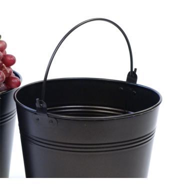 85  pail dark chocolate brown finish by28 1dkb wholesale metal containers pails
