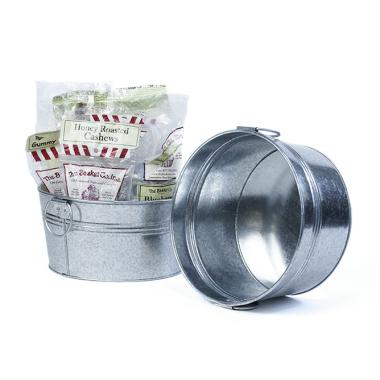 8  round tub galvanized by18 1 wholesale metal containers
