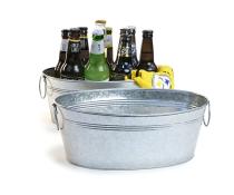 oval galvanized tub long by880 1 wholesale metal containers tubs 13