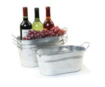12  galvanized oval tub by14 1 wholesale metal containers tubs 9