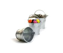 25  mini galvanized pail by36 1 wholesale metal containers pails pots