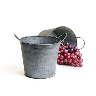 65  tin pot vintage finish by08 1vin wholesale metal containers pails pots