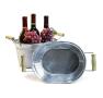 galvanized oval tub 10  by20 1 wholesale metal containers tubs 9