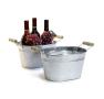 galvanized oval tub 10  by20 1 wholesale metal containers tubs 9