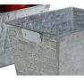 tin window box tray acid wash finish ty71 1 wholesale metal containers