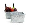 tin window box tray acid wash finish ty71 1 wholesale metal containers