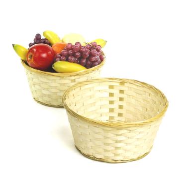 10  natural bamboo bowl bo610 1 handles bowls trays