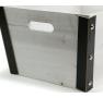 large rect wooden crate white wash black td479 1w handles