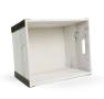 large rect wooden crate white wash black td479 1w handles