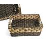 woven tray rectangle naturalbrown tp40 1nat handles bowls trays