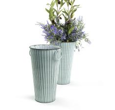 french bucket vintage ribbed by883 1rbl wholesale metal containers market buckets