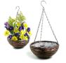 woodchip strip hanging basket stained hd34 1s wholesale wall baskets