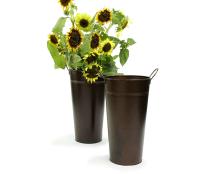 french bucket powder coated brown by886 1br wholesale metal containers market