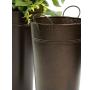 french bucket powder coated brown by886 1br wholesale metal containers market