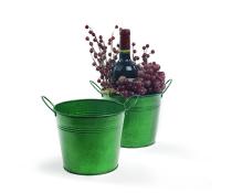65  tin pot translucent green by08 1tgr wholesale metal containers pails pots