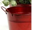 65  tin pot translucent red by08 1tr wholesale metal containers pails pots