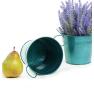 5  tin pot translucent teal by03 1ttl wholesale metal containers pails