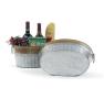 oval tub galvanized ribbedrust finish by83 1rst wholesale metal containers tubs