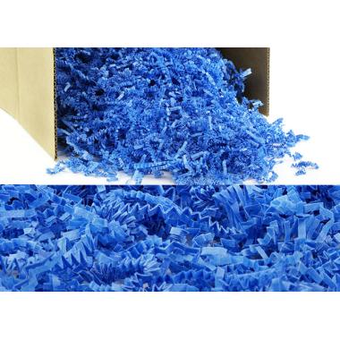 10 lbs crinkle cut paper shred sky blue np10 1b wholesale