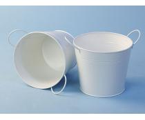 65  tin pot white by08 1w wholesale metal containers pails pots medium
