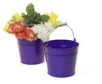 85  pail purple distressed zby09 1prp wholesale metal containers pails pots scratches