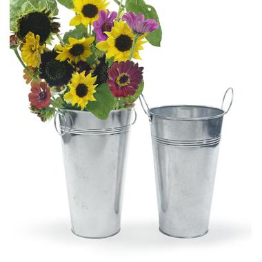 french bucket galvanized by883 1 wholesale metal containers market buckets 6