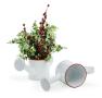 mini metal sprinkling white yy12 1w wholesale containers pails pots