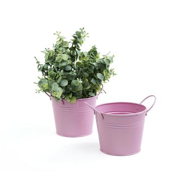 5  tin pot light pink by03 1lp wholesale metal containers pails