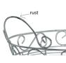wire oval bowl silver finish by881 1 wholesale containers