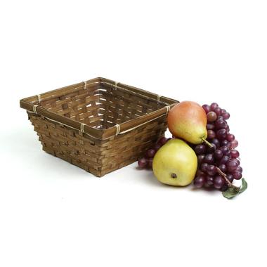 8 inch stained bamboo square tray to708 1s handles bowls