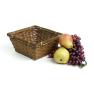 8 inch stained bamboo square tray to708 1s handles bowls