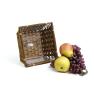 8 inch stained bamboo square tray to708 1s handles bowls