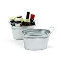 galvanized oval small tub by31 1 wholesale metal containers tubs 9