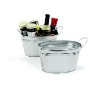 galvanized oval small tub by31 1 wholesale metal containers tubs 9