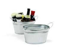 galvanized oval small tub by31 1 wholesale metal containers tubs 9