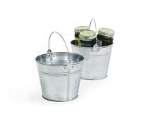 6  galvanized pail by43 1 wholesale metal containers pails pots 6