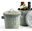 6  tin trash vintage finish by55 1vin wholesale metal containers novelty